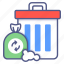 garbage bin, garbage, dustbin, rubbish, waste, pollution, ecology 