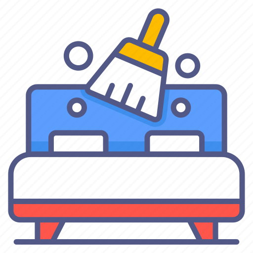 Bed furniture, mattress, furniture, household, hygiene, housework, cleaning icon - Download on Iconfinder
