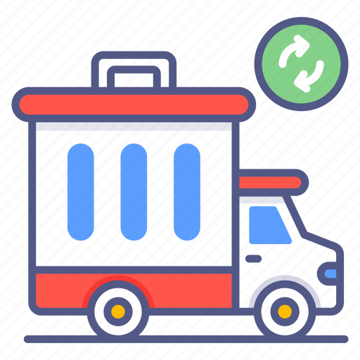 Garbage truck, rubbish, environment, refuse, ecology, nature, transport icon - Download on Iconfinder