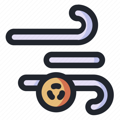 Wind, windy, climate change, air pollution icon - Download on Iconfinder