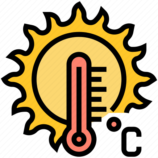High, temperature, sun, heatwave, daylight icon - Download on Iconfinder