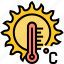 high, temperature, sun, heatwave, daylight 