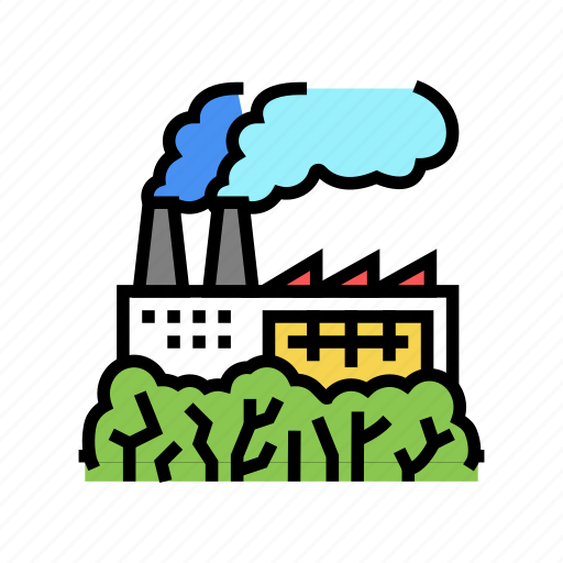 Green, factory, climate, change, eco, problem icon - Download on Iconfinder