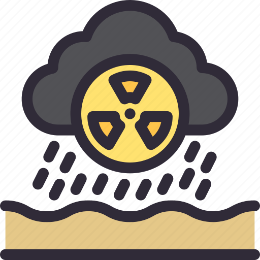 Acid, rain, pollution, nuclear, radioactive, weather icon - Download on Iconfinder