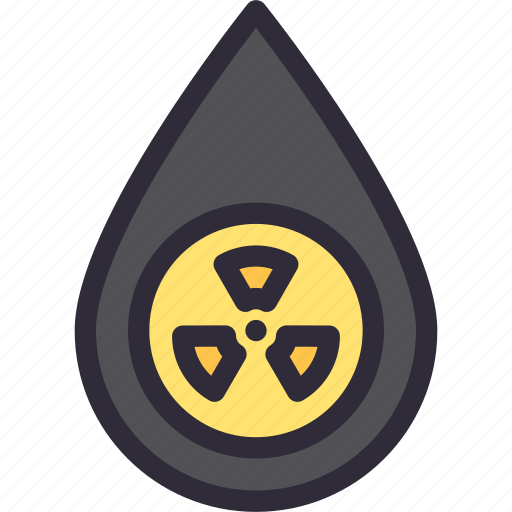 Drop, water, pollution, nuclear, danger icon - Download on Iconfinder