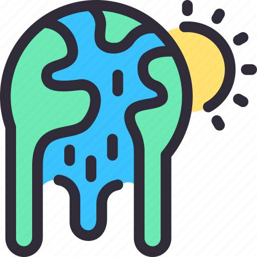 Global, warming, warm, earth, melting, world icon - Download on Iconfinder