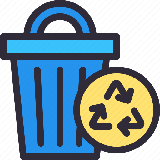 Trash, can, bin, recycle, recycling, garbage icon - Download on Iconfinder