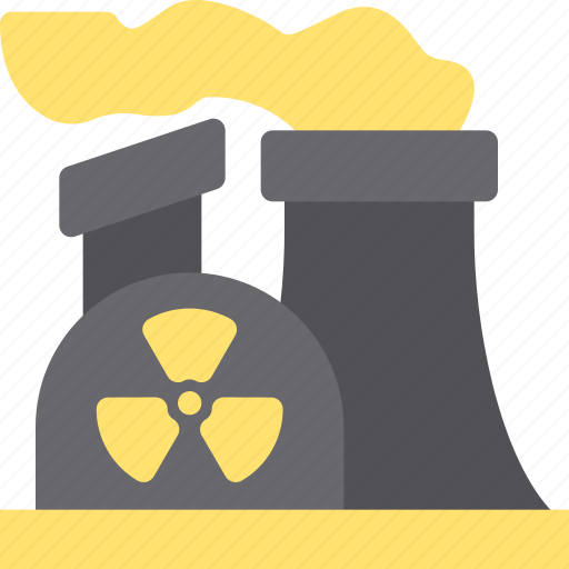 Nuclear, energy, radiation, industry, factory, radioactive icon - Download on Iconfinder