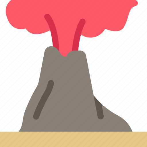 Volcano, eruption, disaster, explosion, lava icon - Download on Iconfinder