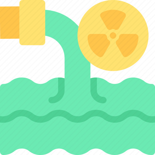 Water, pollution, waste, nuclear, radioactive icon - Download on Iconfinder