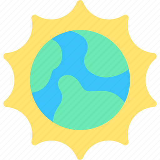 World, sun, earth, globe, hot icon - Download on Iconfinder