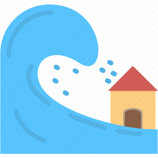 Big, wave, catastrophe, disaster, ocaan, tsunami, water icon - Download on Iconfinder