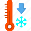 weather, freezing, termometer, cold, temperature 