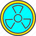 atomic, burn, dangerous, nuclear, radioactive, warning