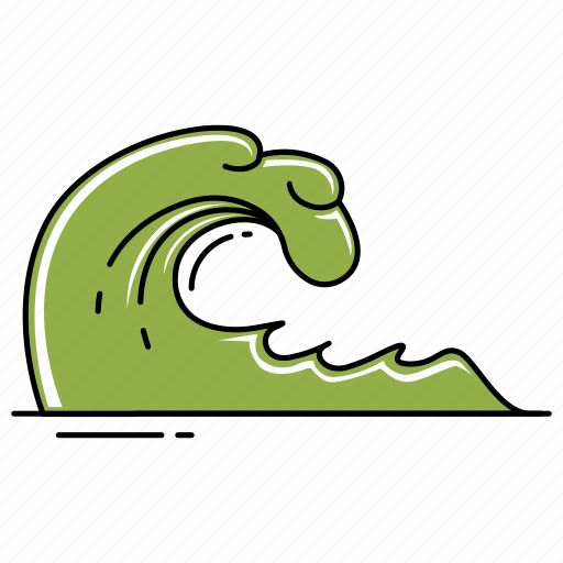 Climate crisis, flood, flooding, ocean, tsunami, water, wave icon - Download on Iconfinder