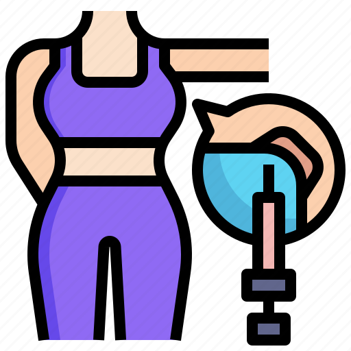 Botox, armpit, beautiful, clinic, syringe, woman icon - Download on Iconfinder