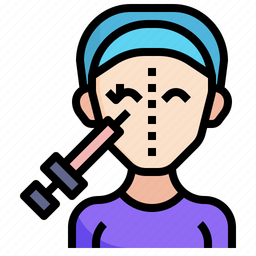 Eye, wrinkles, beautiful, clinic, syringe, woman icon - Download on Iconfinder