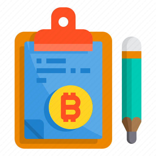 Bitcoin, board, check, clipboard, list, pad icon - Download on Iconfinder