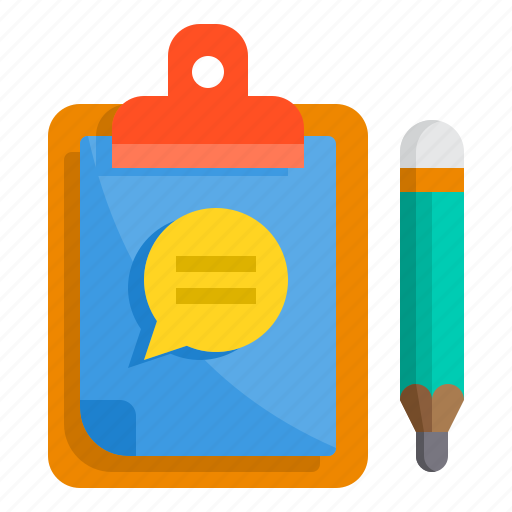 Board, chat, check, clipboard, list, pad, write icon - Download on Iconfinder