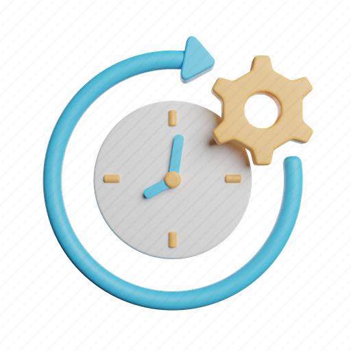 History, front, clock, timer, time, schedule, hour 3D illustration - Download on Iconfinder
