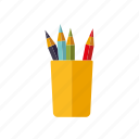 color pencils, drawing, education, pencil, school 