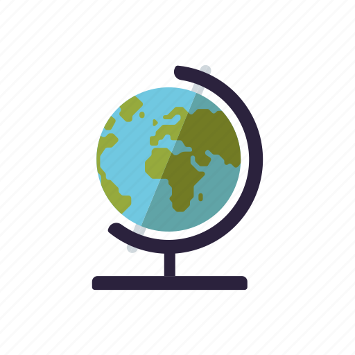 Earth, education, geography, globe, map, school, world icon - Download on Iconfinder