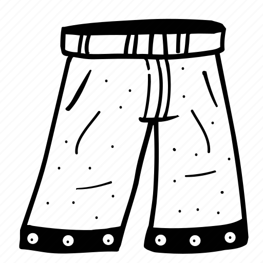Capri, children wear, denim capris, pant, shorts icon - Download on Iconfinder