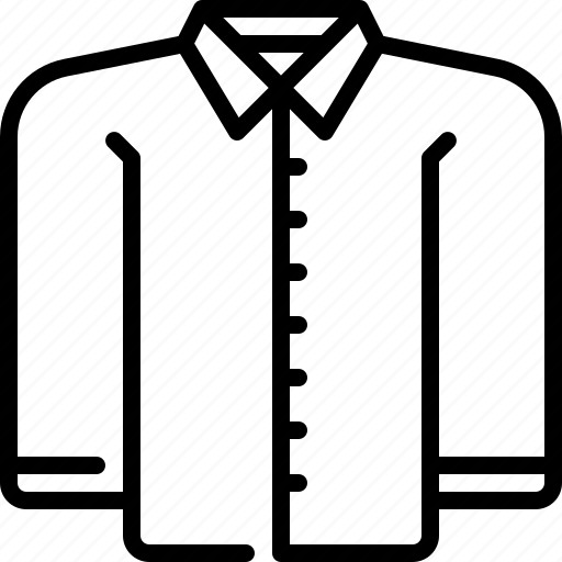 Cloth, clothes, clothing, fashion, long, shirt, sleeve icon - Download on Iconfinder