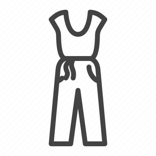 Clothes, clothing, coverall, fashion, jumpsuit, overalls icon - Download on Iconfinder