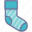 socks, hosiery 
