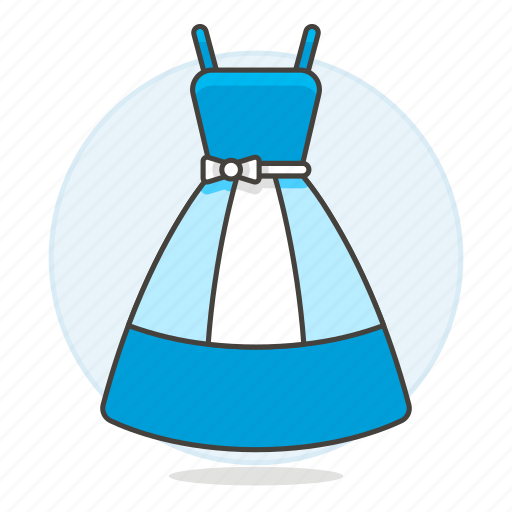 Clothes, dress, garment, blue, accessory icon - Download on Iconfinder