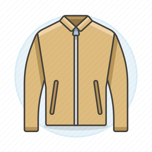 Fuzzy, garment, suede, clothes, accessory, jacket, brown icon - Download on Iconfinder