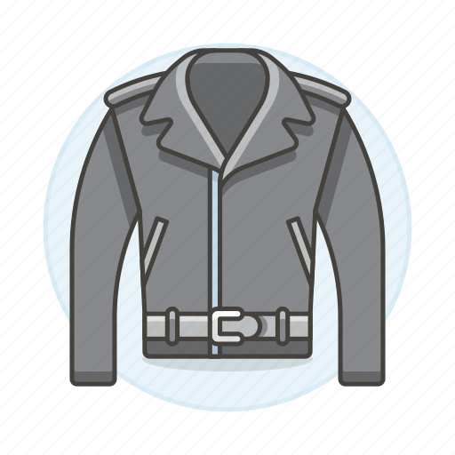 Accessory, belt, biker, black, clothes, garment, jacket icon - Download on Iconfinder