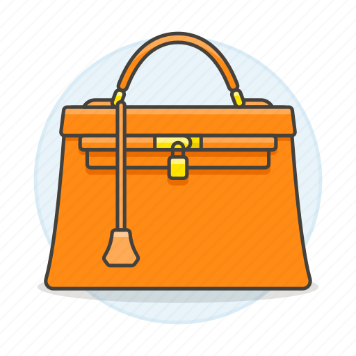 Accessory, bags, clothes, designer, handbag, orange, purse icon - Download on Iconfinder