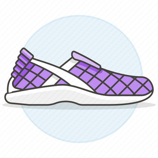 Accessory, clothes, footwear, purple, running, shoes, sneakers icon - Download on Iconfinder