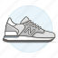 accessory, clothes, footwear, gray, running, shoes, sneakers 