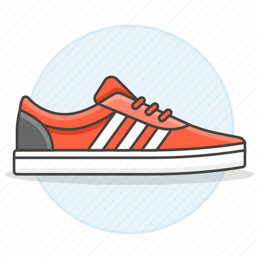 Accessory, adidas, clothes, footwear, red, shoes, sneakers icon - Download on Iconfinder