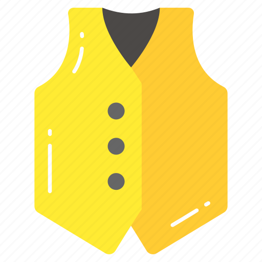 Waistcoat, sleeveless, attire, garment, outfit, suit, apparel icon - Download on Iconfinder