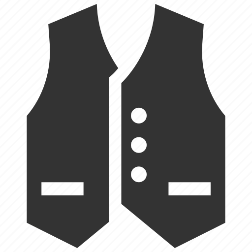 Vest, waistcoat, suit, formal, coat, man dress, cloth icon - Download on Iconfinder