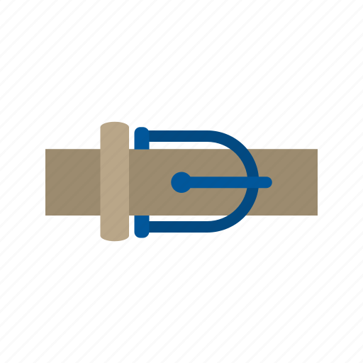 Belt, brown, buckle, fashion, hole, strap icon - Download on Iconfinder