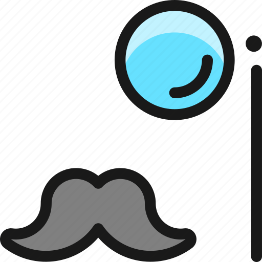 Glasses, monocle, moustache icon - Download on Iconfinder