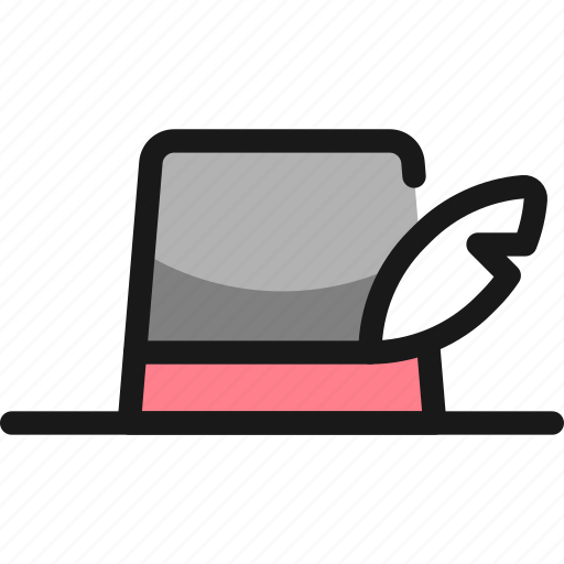 Hat, feather icon - Download on Iconfinder on Iconfinder