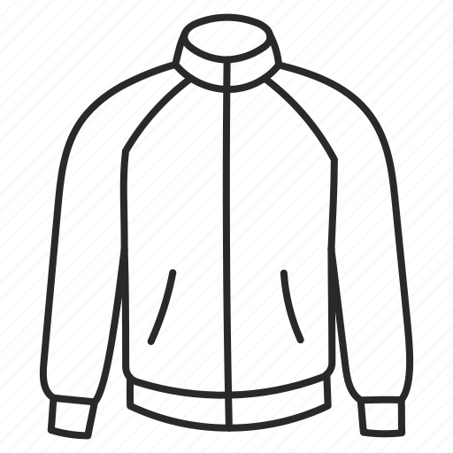 Tracksuit, jacket, outerwear, apparel, garment, clothes icon - Download on Iconfinder