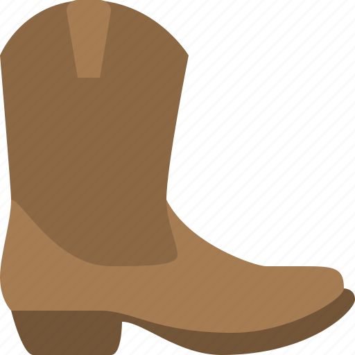 Boots, cowboy, coklat, man, shoe icon - Download on Iconfinder