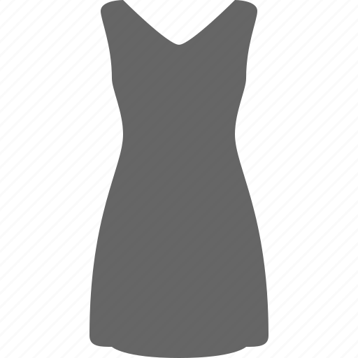 Dress, fashion, female, hitam, women icon - Download on Iconfinder