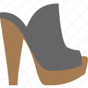 high heels, mules, shoes, footwear, woman
