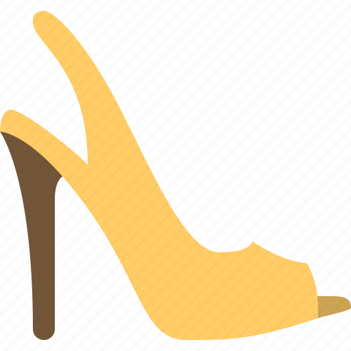 Heels, slingback, fashion, high heels, women icon - Download on Iconfinder