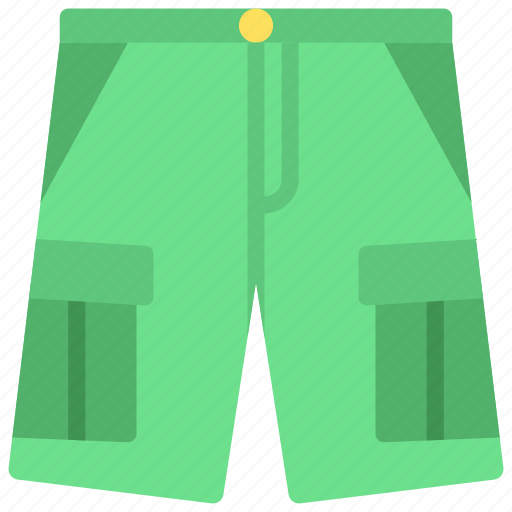 Cargo, shorts, fashion, style, attire icon - Download on Iconfinder