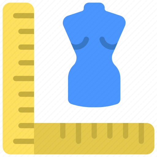 Measuring, clothes, fashion, style, attire icon - Download on Iconfinder