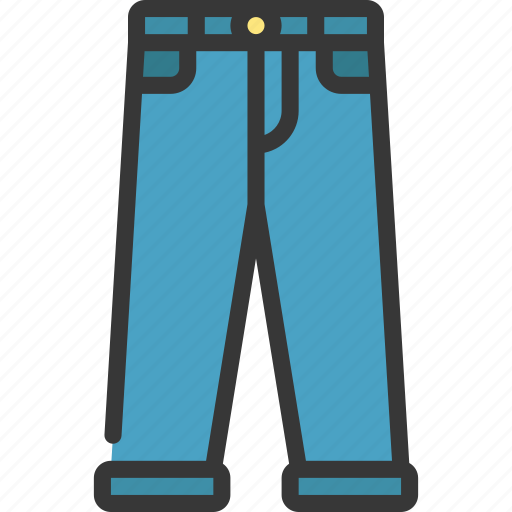 Jeans, fashion, style, attire, trousers icon - Download on Iconfinder